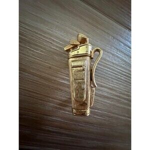 JJ Jonette Jewelry Golf Clubs Brooch